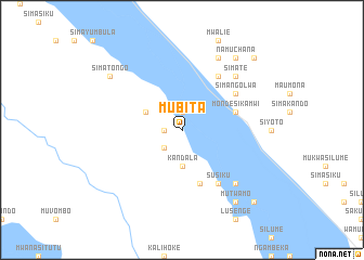 map of Mubita