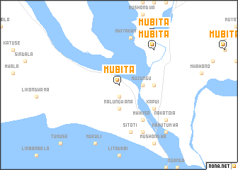map of Mubita