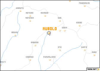 map of Mubolo