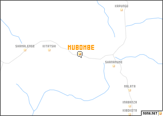 map of Mubombe