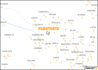 map of Mubonmane