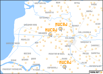 map of Muçaj