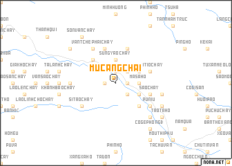 map of Mù Cang Chải