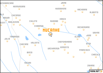 map of Mucanhe
