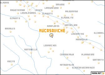 map of Mucasaviche