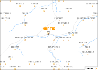 map of Muccia