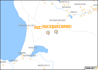 map of Muceque Capári