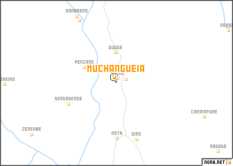 map of Muchangueia