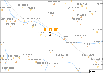 map of Mūchān