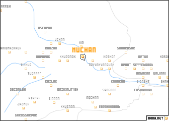 map of Mūchān