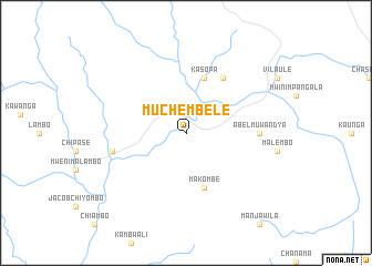 map of Muchembele