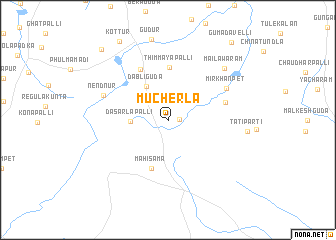 map of Mucherla