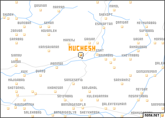 map of Mūchesh