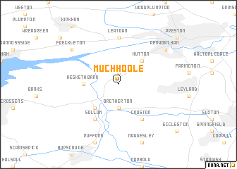 map of Much Hoole