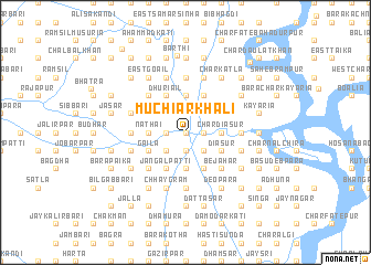 map of Muchiārkhāli