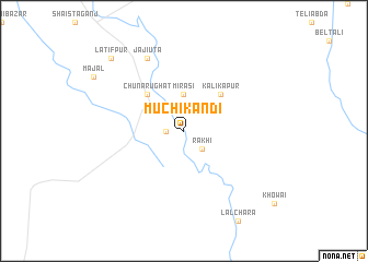 map of Muchikandi