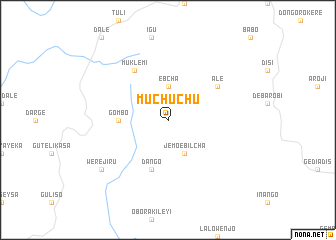 map of Muchʼuchʼu