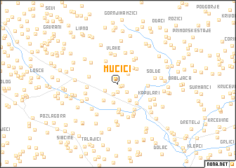 map of Mucići