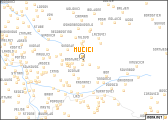 map of Mučići