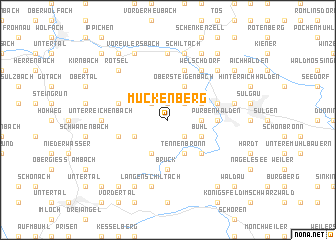 map of Mückenberg