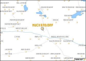map of Mückendorf