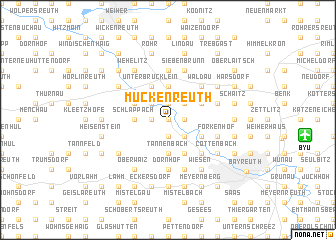 map of Muckenreuth