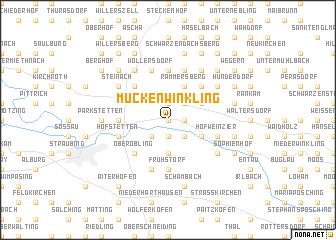 map of Muckenwinkling