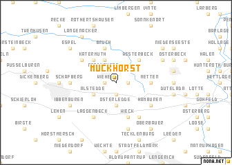 map of Muckhorst