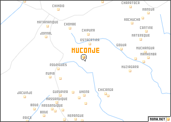 map of Muconje