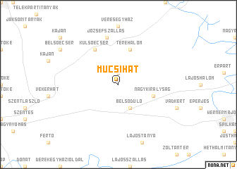 map of Mucsihát