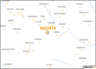 map of Mucuate