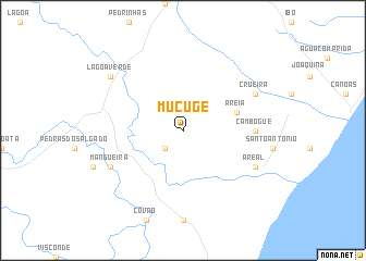 map of Mucugê