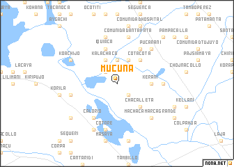 map of Mucuña