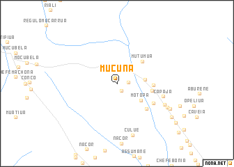 map of Mucuna