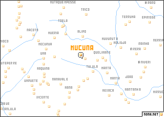 map of Mucuna