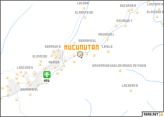 map of Mucunután