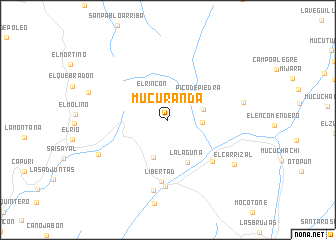 map of Mucurandá