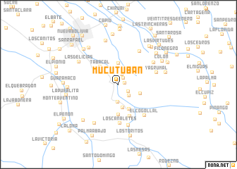 map of Mucutubán