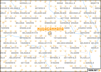 map of Mudagammana