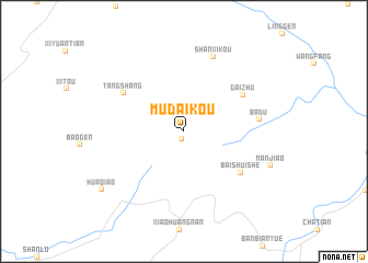 map of Mudaikou