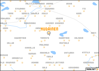 map of Mudainen