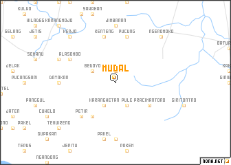 map of Mudal