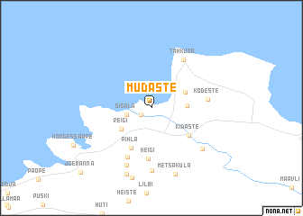 map of Mudaste