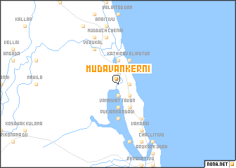 map of Mudavankerni