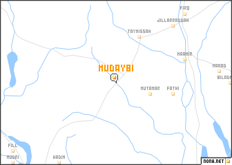 map of Muḑaybī