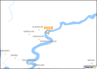 map of Muda