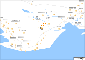 map of Muda
