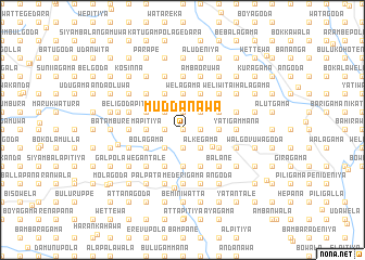 map of Muddanawa