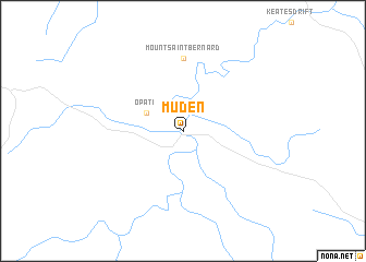 map of Muden