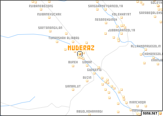 map of Mūderāz